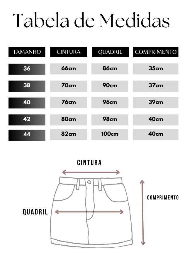 Saia Jeans Feminina Moçabonitta Curta Algodão Feminino. - Imagem 5