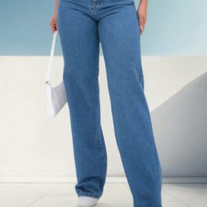 Calça Jeans Wide Leg Pantalona Destroyed Premium Lançamento